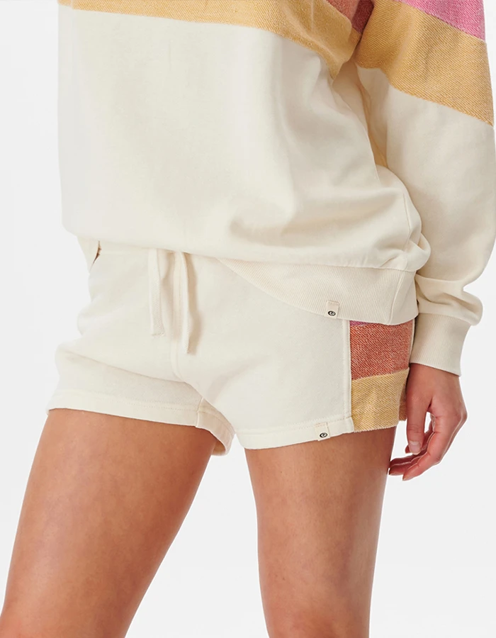 RIP CURL HEAT WAVE FLEECE SHORT OFF WHITE 3 RIP CURL HEAT WAVE FLEECE SHORT OFF WHITE