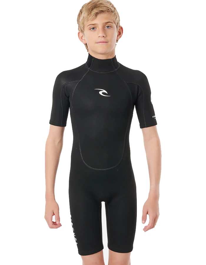 RIP CURL JUNIOR FREELITE 2MM SHORT SLEEVE SPRINGSUIT BACKZIP 3 RIP CURL JUNIOR FREELITE 2MM SHORT SLEEVE SPRINGSUIT BACKZIP