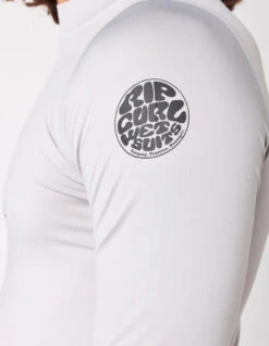 RIP CURL CORPS SHORT SLEEVE UV TEE GREY -Surfcorner Store rip curl lycra corps grey 1