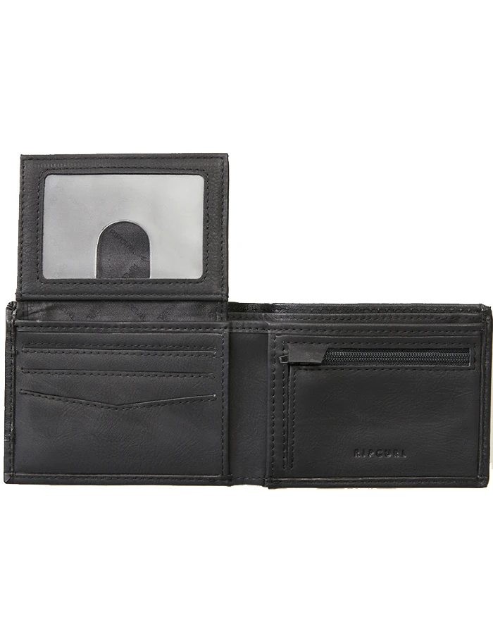 RIP CURL RIDGE PU ALL DAY WALLET BLACK GREY - Image 3