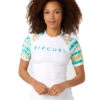 RIP CURL SUMMER BREEZE RELAXED SHORT SLEEVE 1 RIP CURL SUMMER BREEZE RELAXED SHORT SLEEVE -Surfcorner Store rip curl summer breeze lycra maniche corte donna