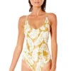 RIP CURL SUMMER PALM ONE PIECE HONEY -Surfcorner Store rip curl summer palm good costume intero honey 1