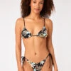 RIP CURL SUN DANCE TRIANGLE SET BLACK -Surfcorner Store rip curl sun dance tri set bikini black donna 1