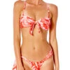RIP CURL SUN RAYS BANDEAU BIKINI TOP RED -Surfcorner Store rip curl top sun rays bandeau red