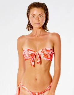 RIP CURL SUN RAYS BANDEAU BIKINI TOP RED -Surfcorner Store rip curl top sun rays bandeau red 3