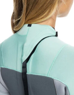 ROXY 4/3 PROLOGUE BACK ZIP WETSUIT FOR WOMEN ICE GREEN -Surfcorner Store roxy prologue 4 3 back zip muta intera donna ice green 2