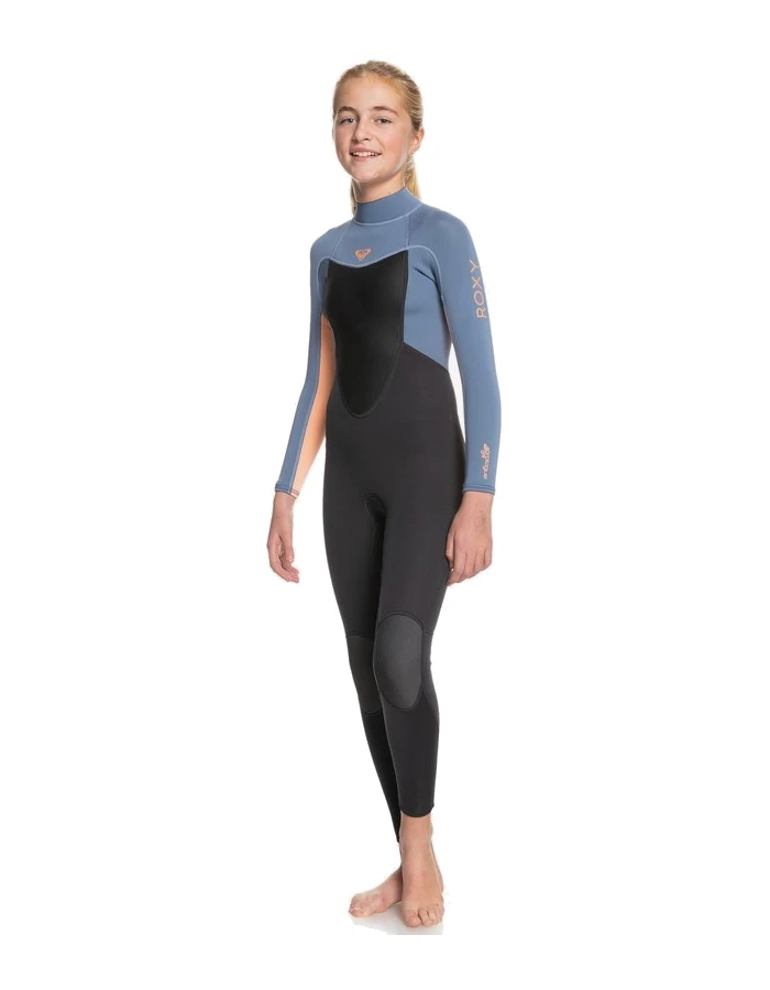 ROXY 4/3 PROLOGUE BACK ZIP WETSUIT FOR GIRLS 2-16 YRS 4 ROXY 4/3 PROLOGUE BACK ZIP WETSUIT FOR GIRLS 2-16 YRS - Image 2