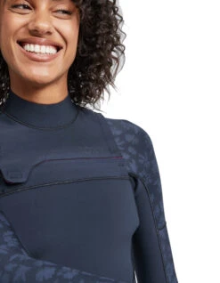 ROXY 5/4/3 SWELL SERIES HOODED CHEST ZIP -Surfcorner Store roxy swell series 5 4 3 muta donna front zip black 4