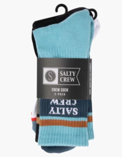 SALTY CREW BEACONS SOCK 3 PACK SET -Surfcorner Store salty crew beacons sock 3 pack set calzini 1