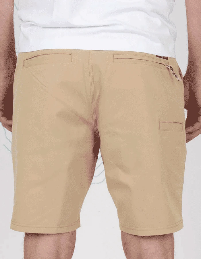 SALTY CREW DRIFTER 2 PERFORATED HYBRID WALKSHORT 19" KHAKI 4 SALTY CREW DRIFTER 2 PERFORATED HYBRID WALKSHORT 19" KHAKI - Image 2