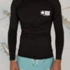SALTY CREW SHELTER LONG SLEEVE BLACK -Surfcorner Store salty crew shelter lycra maniche lunghe black 1