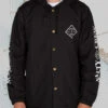 SALTY CREW TIPPED SNAP JACKET BLACK -Surfcorner Store salty crew tipped snap jacket black