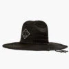 SALTY CREW TIPPET LIFEGUARD HAT BLACK -Surfcorner Store salty crew tippet lifeguard hat cappello di paglia black 2