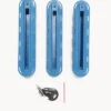 THRUSTER SET FIN FUTURES BOX BLUE 2 THRUSTER SET FIN FUTURES BOX BLUE -Surfcorner Store set di scasse futures thruster blue