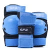 SFR RAMP TRIPLE PAD SET YOUTH BLUE -Surfcorner Store sfr ramp triple pad set protezioni skate bambini