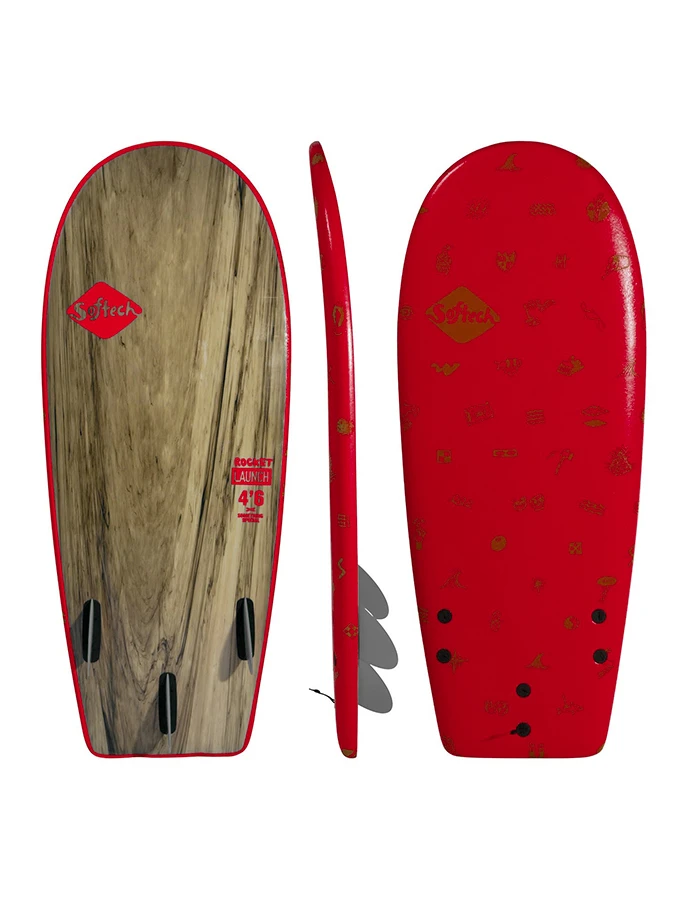 SOFTECH ROCKET LAUNCH 4'2" RED 3 SOFTECH ROCKET LAUNCH 4'2" RED