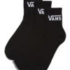 VANS CLASSIC HALF CREW SOCKS 3 PAIRS BLACK -Surfcorner Store vans calzettoni classic half 3 paia black