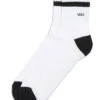 VANS HALF CREW SOCKS WHITE BLACK -Surfcorner Store vans calzettoni vans half 1 paio white black
