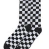 VANS CHECKERBOARD CREW II SOCKS BLACK -Surfcorner Store vans calzini checkerboard crew ii black 2