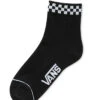 VANS PEEK-A-CHECK CREW SOCKS BLACK