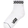 VANS PEEK-A-CHECK CREW SOCKS WHITE -Surfcorner Store vans calzini peek a check white