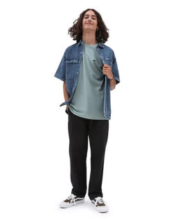 VANS LEFT CHEST LOGO T-SHIRT CHINOIS -Surfcorner Store vans left chest logo t shirt chinois 1