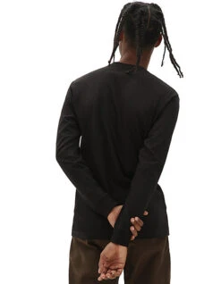 VANS CLASSIC LONG SLEEVE T-SHIRT -Surfcorner Store vans maglia maniche lunghe classic black 2