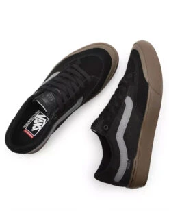 VANS BERLE PRO SKATE SHOES BLACK -Surfcorner Store vans scarpe berle pro black 1