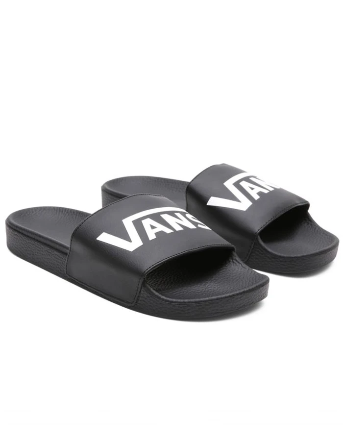 VANS SLIDE-ON SANDALS BLACK 3 VANS SLIDE-ON SANDALS BLACK
