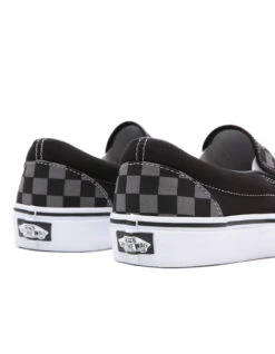 VANS CHECKERBOARD CLASSIC SLIP-ON SHOES BLACK PEWTER -Surfcorner Store vans scarpe classic slip on black pewter checkerboard 6