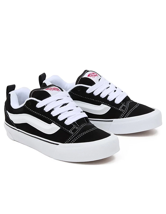 VANS KNU SKOOL SHOES BLACK TRUE WHITE 3 VANS KNU SKOOL SHOES BLACK TRUE WHITE