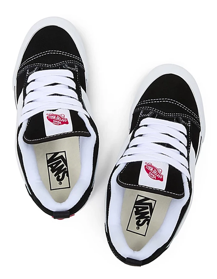 VANS KNU SKOOL SHOES BLACK TRUE WHITE 4 VANS KNU SKOOL SHOES BLACK TRUE WHITE - Image 2