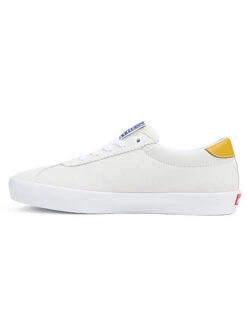 VANS SUEDE SPORT SHOES WHITE -Surfcorner Store vans scarpe skate sport white 4