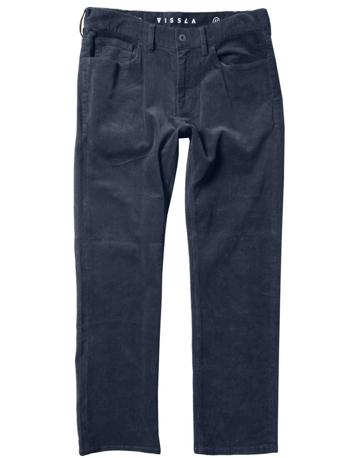VISSLA BORDER C CORD 5 PKT PANT MIDNIGHT - Image 2