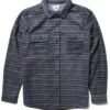VISSLA ECO-ZY LS POLAR FLANNEL PHANTOM -Surfcorner Store vissla eco zy polar flannel camicia flanella phantom