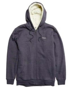 VISSLA ROAMER ECO SHERPA HOODIE DARK NAVAL