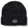 VISSLA SOLID SETS ECO BEANIE BLACK -Surfcorner Store vissla solid sets eco beanie black