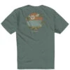 VISSLA HIDEAWAY PREMIUM ORGANIC POCKET TEE PINE -Surfcorner Store vissla t shirt hideaway premium organic pocket tee pine 1