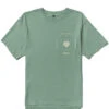 VISSLA T-SHIRT TULUM ORGANIC POCKET TEE JADE -Surfcorner Store vissla t shirt tulum organic pocket tee jade 1