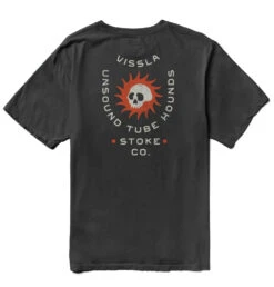 VISSLA TUBE HOUNDS ORGANIC TEE PHANTOM