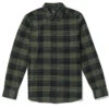 VOLCOM CADEN PLAID SHIRT BLACK -Surfcorner Store volcom caden plaid camicia black 1