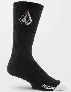 VOLCOM FULL STONE SOCKS BLACK 3 PACK 7 VOLCOM FULL STONE SOCKS BLACK 3 PACK -Surfcorner Store volcom full stone calzini pacco da 3 black 1