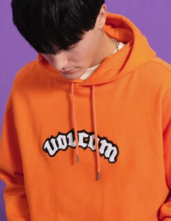 VOLCOM OBTIC HOODIE CARROT -Surfcorner Store volcom obtic felpa con cappuccio 3