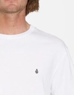 VOLCOM STONE BLANKS T-SHIRT WHITE -Surfcorner Store volcom stone blanks t shirt white 1