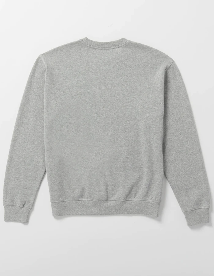 VOLCOM WATANITE SWEATSHIRT HEATHER GREY 6 VOLCOM WATANITE SWEATSHIRT HEATHER GREY - Image 4